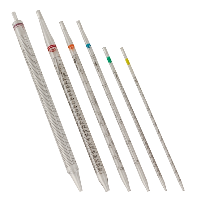 Serological pipettes PS 1 ml, single